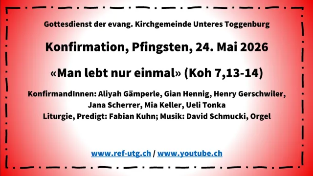 2026-05-24; Einladung (Foto: Evang. UTG) 2026-05-24; Einladung (Foto: Evang. UTG)